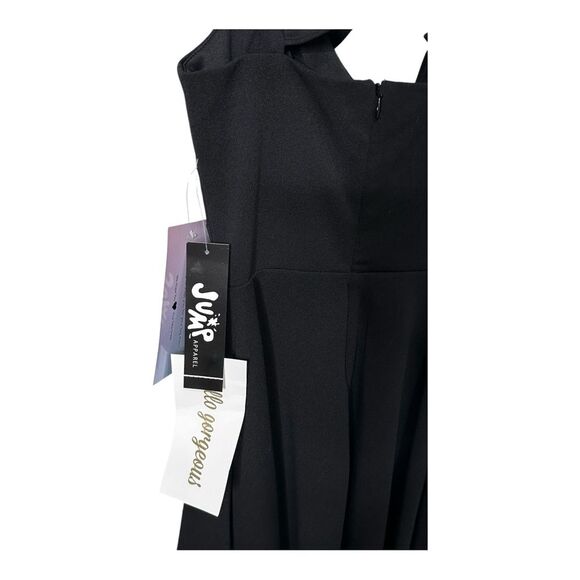 NWT JUMP APPAREL Womens Cap Sleeve V Neck Short Party Fit Flare LBD size XS - Picture 7 of 11